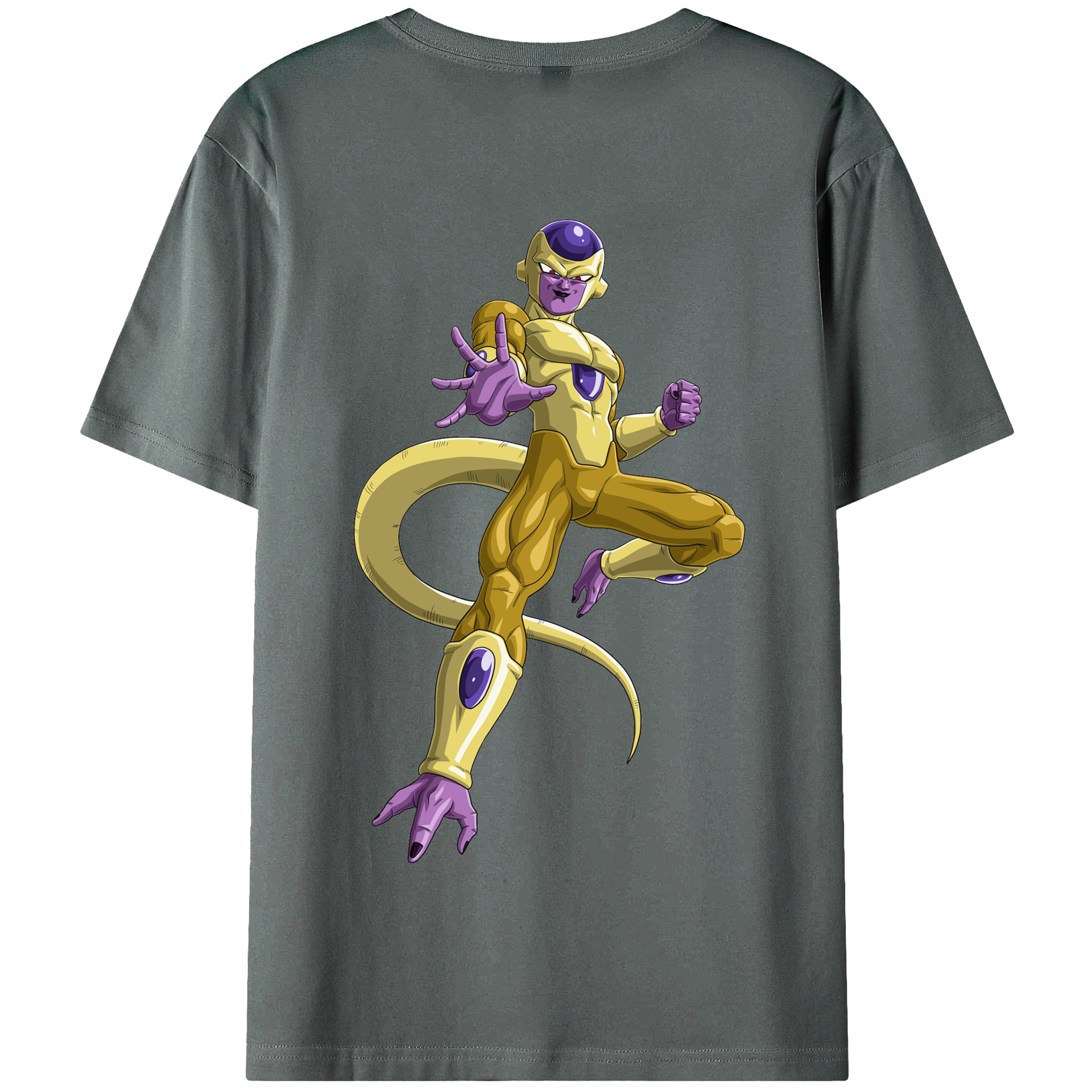 （画像用） ドラゴンボール フリーザ DRAGON BALL Frieza 綿100％半袖Tシャツ（背面プリント）